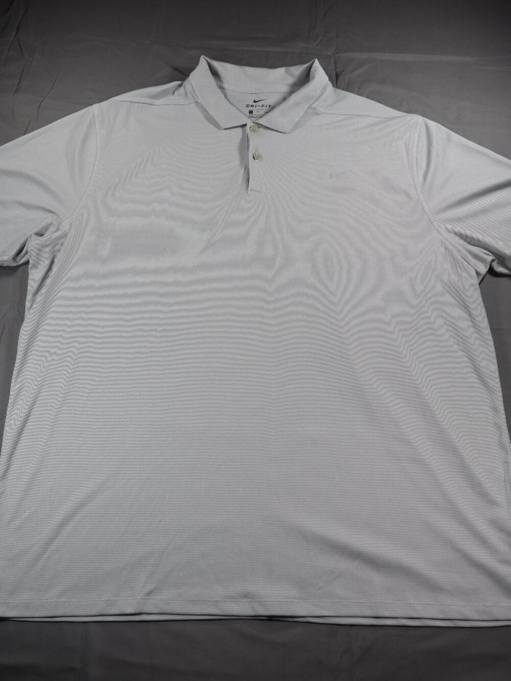 Nike Men’s Dri-FIT Polo Golf Shirt Lightweight Breathable - Gray (XXL)